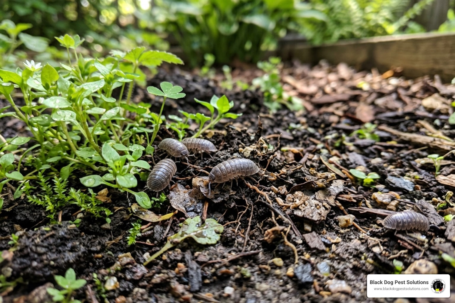 Resources 1 pill bugs in garden soil - Get rid of pillbugs